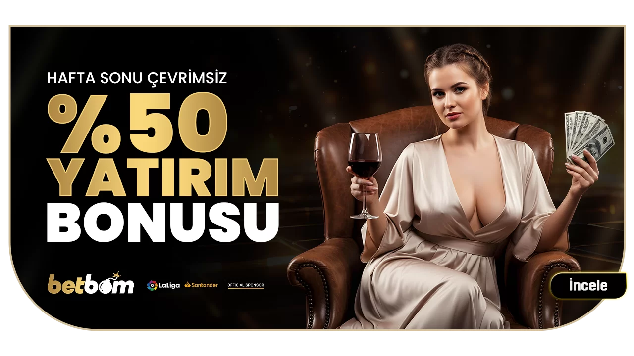 HAFTA SONU %50 ÇEVRİMSİZ SLOT BONUSU